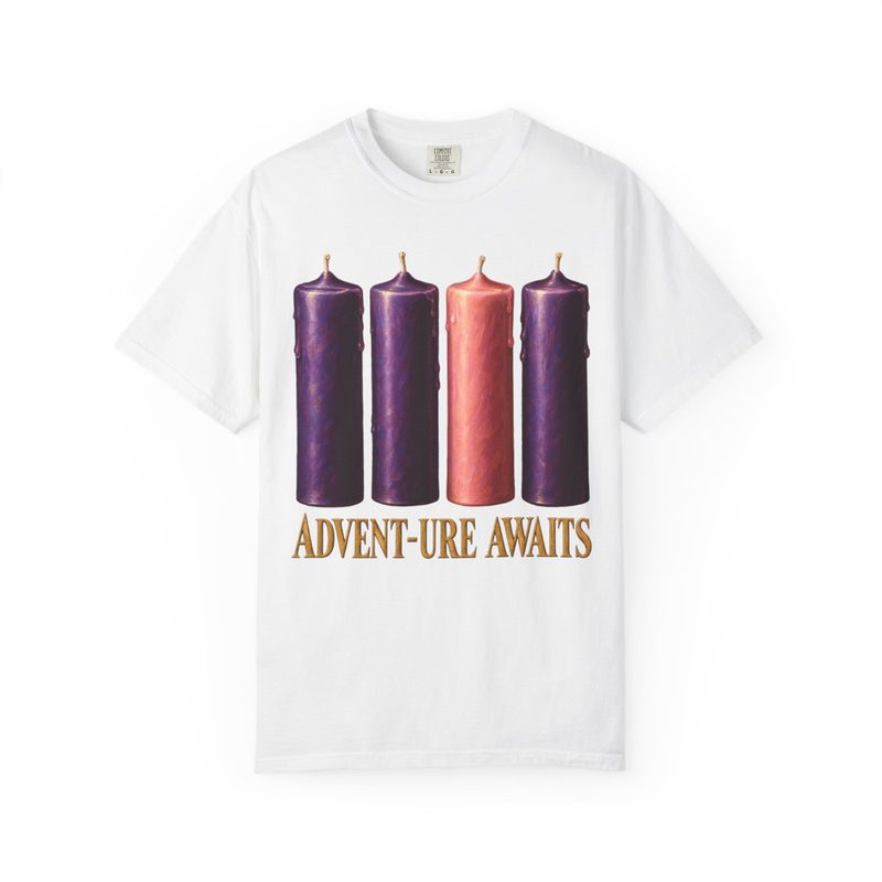 Advent-ure Awaits Shirt with catholic Advent T-Shirt