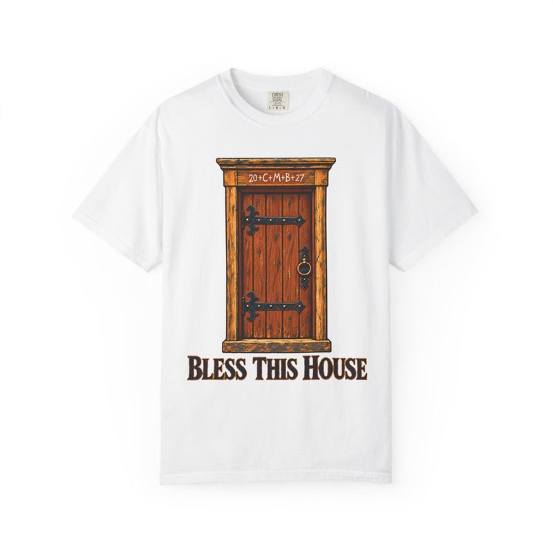 Bless This House Shirt with catholic Epiphany T-Shirt
