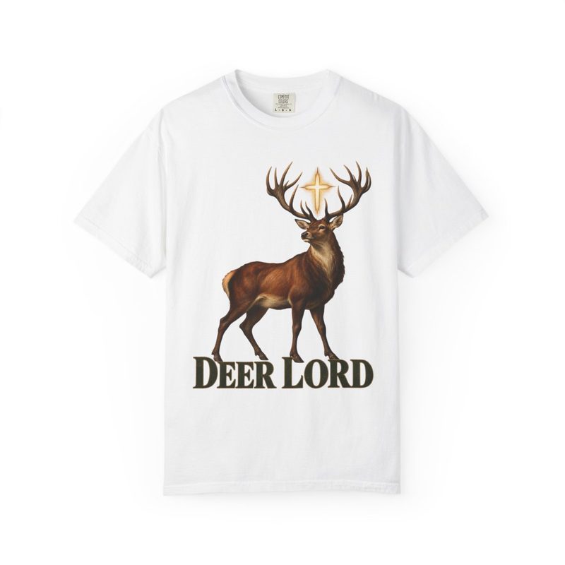 Deer Lord Shirt with funny Catholic Hunting T-Shirt