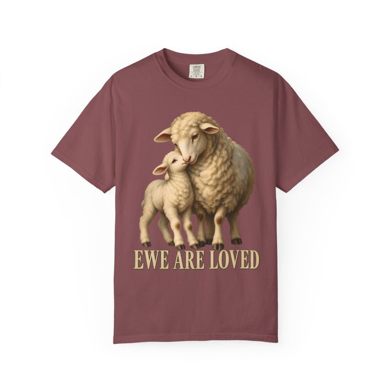 Ewe Are Loved Shirt with christian Lamb T-Shirt