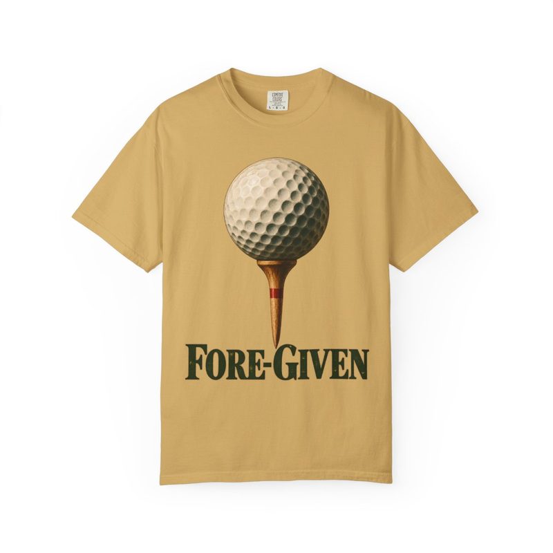 Fore-Given Shirt with funny Christian Golf T-Shirt