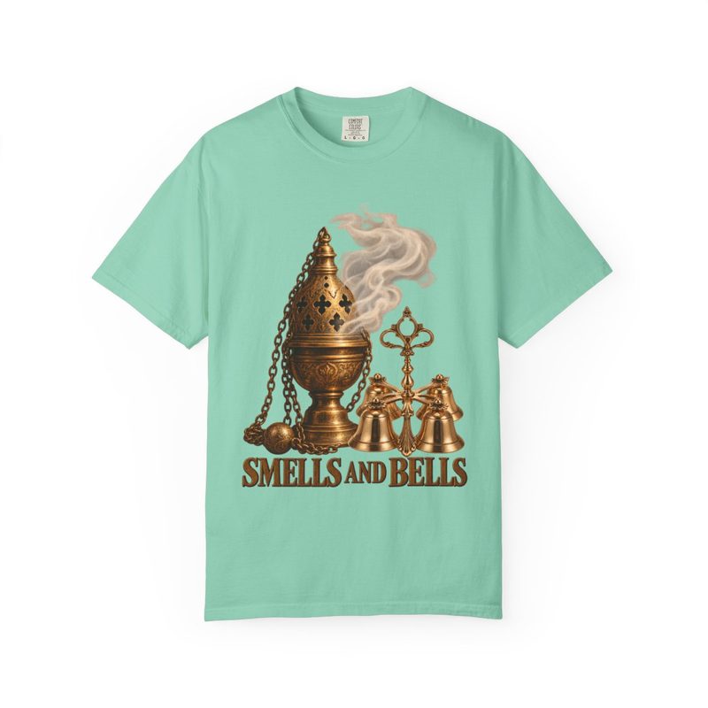 Smells and Bells Shirt with Thurible and Sanctus Bells