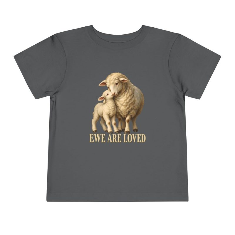Toddler Ewe Are Loved Tee with lamb Shirt for Toddlers