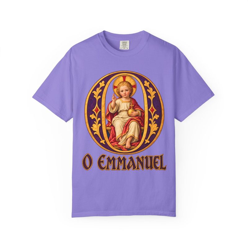 O Emmanuel Shirt, Violet shirt